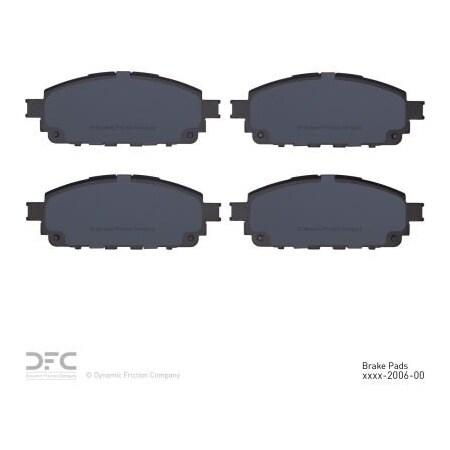 Dynamic Friction Co DFC 3000 Ceramic Brake Pads - 1310-2006-00